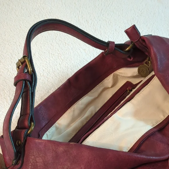 Hayden By Hayden Harnett Vegan Leather Kendall Hobo Shoulder Bag - Picture 5 of 9